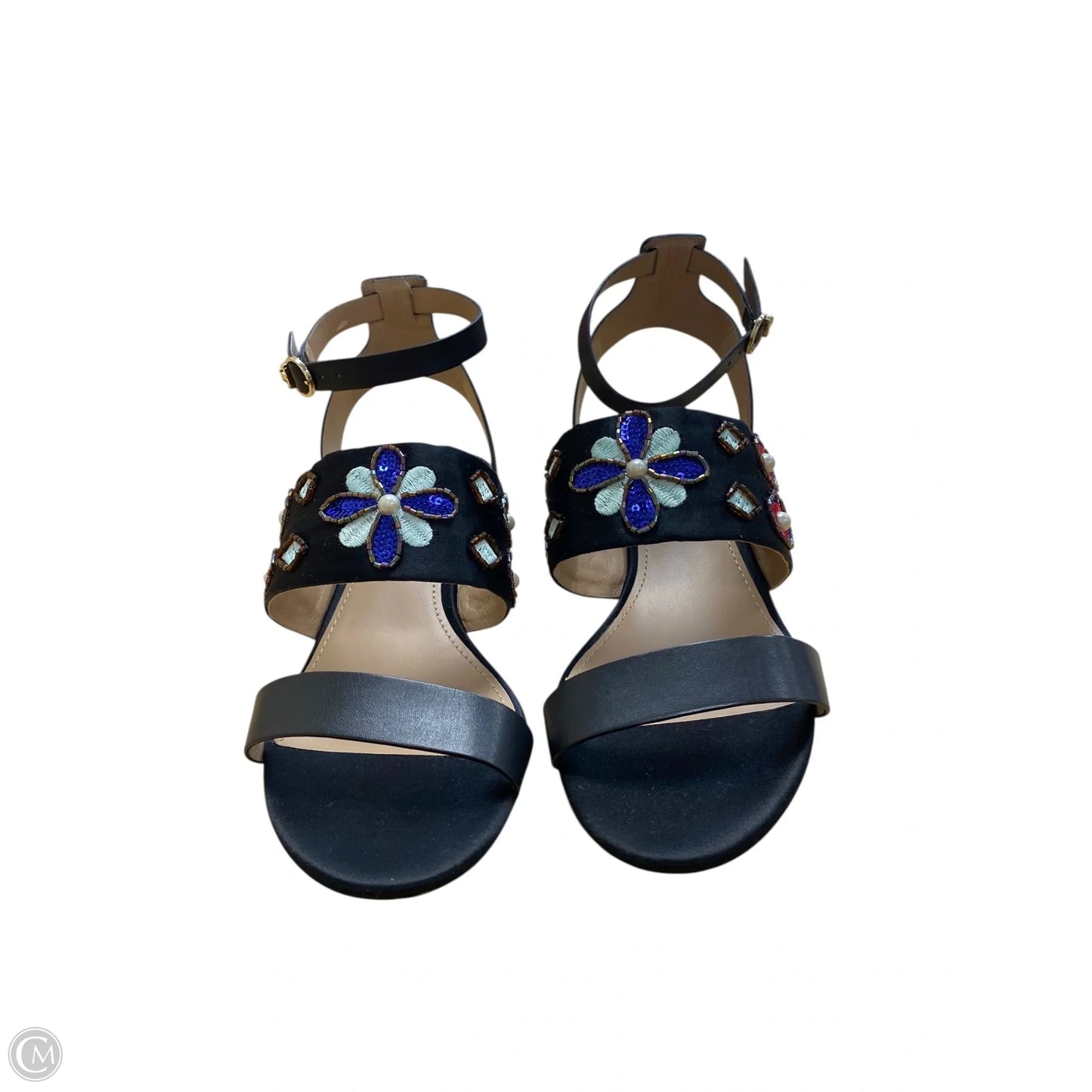 Sandals Designer By Tory Burch In Black, Size: 10