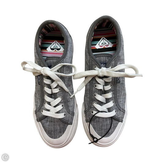Shoes Sneakers By Roxy In Grey, Size: 6.5
