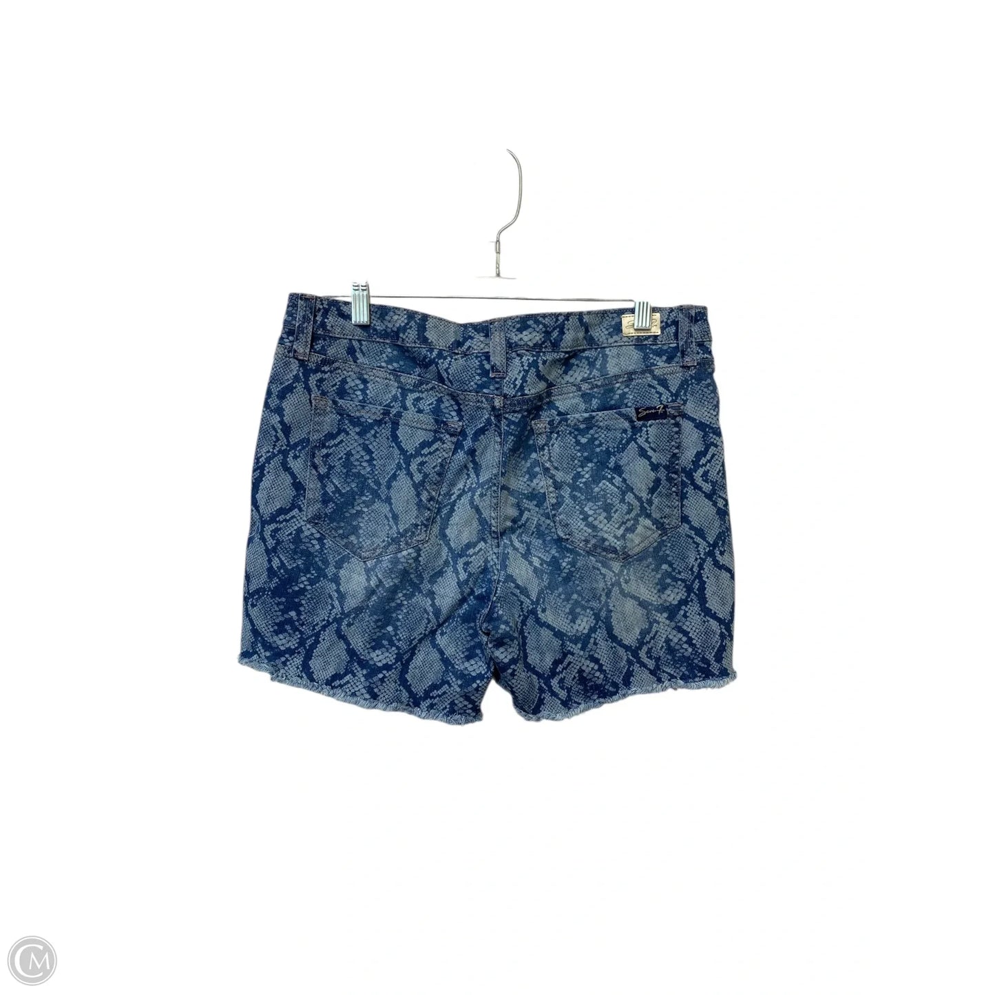 Shorts By Seven 7 In Blue Denim, Size: 10