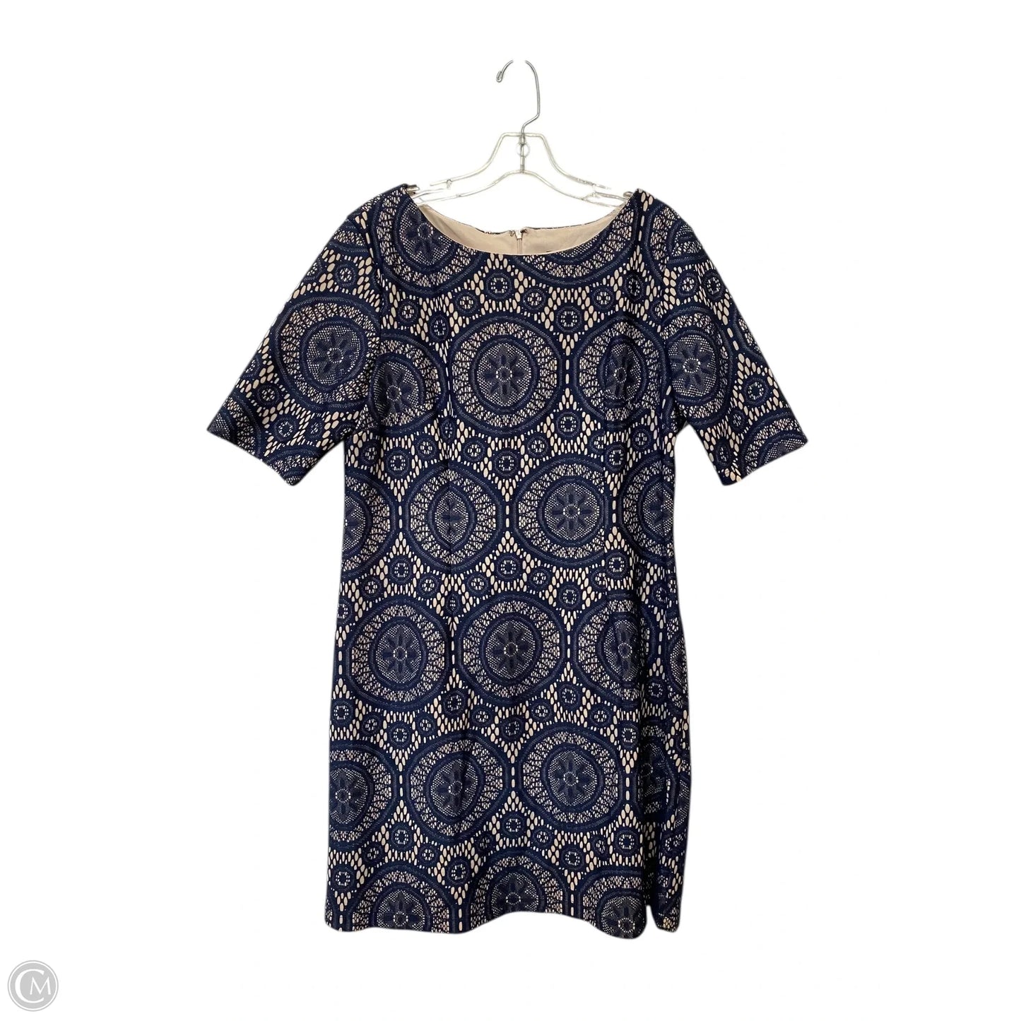 Dress Casual Midi By Madison Leigh In Blue, Size: 16