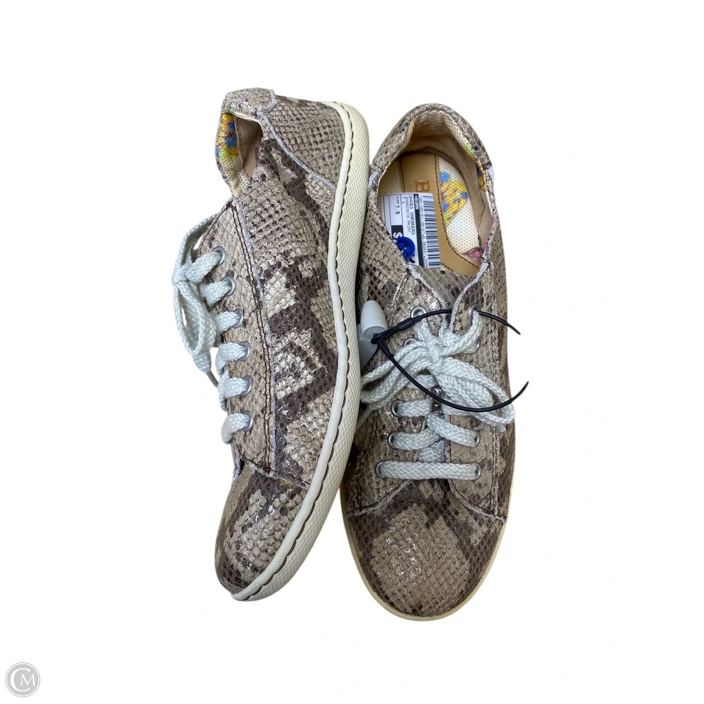 Shoes Sneakers By Born In Snakeskin Print, Size: 7.5