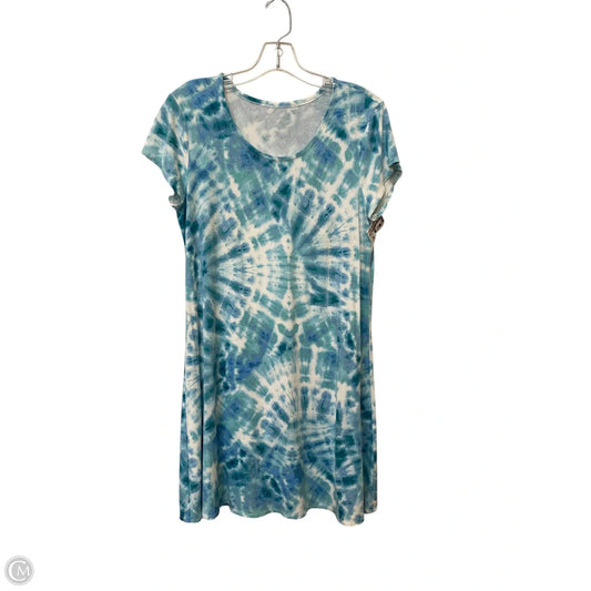 Dress Casual Midi By Cme In Tie Dye Print, Size: L