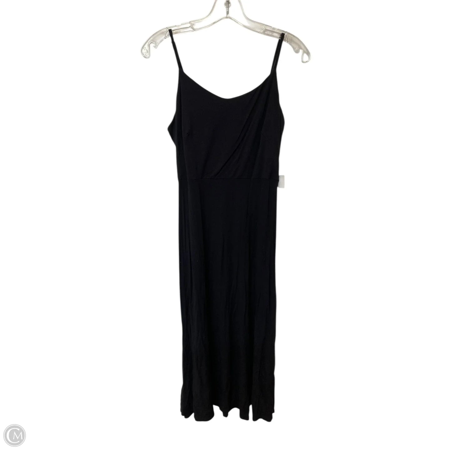 Dress Casual Midi By Loft In Black, Size: 4