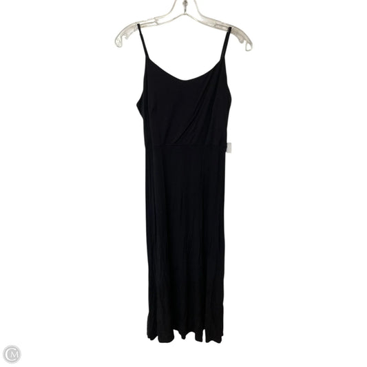 Dress Casual Midi By Loft In Black, Size: 4