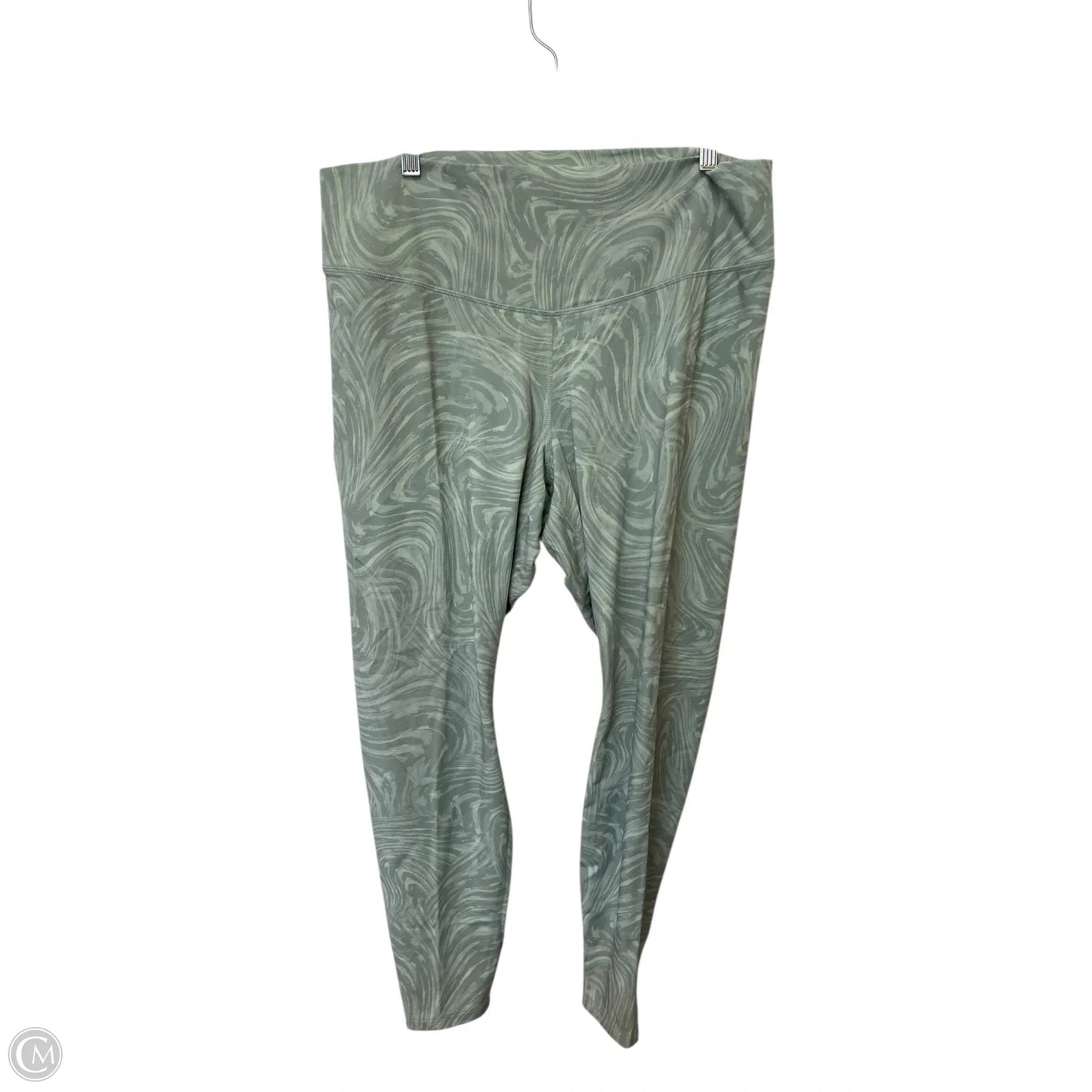 Athletic Leggings By Old Navy In Green, Size: 2x