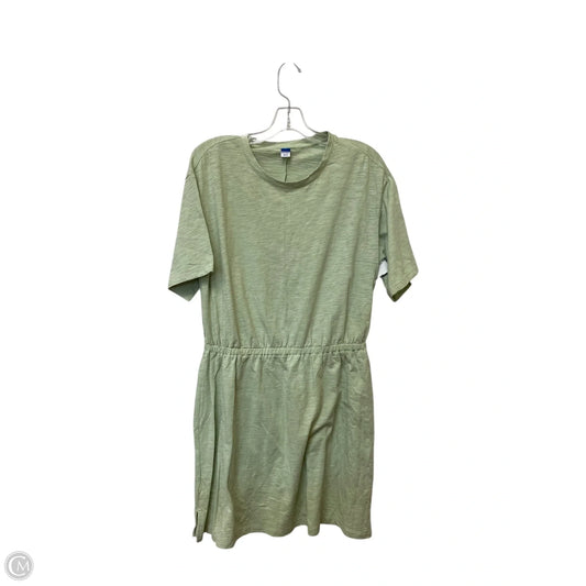 Dress Casual Midi By Old Navy In Green, Size: L