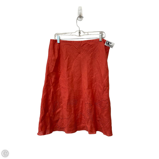 Skirt Midi By Ann Taylor In Pink, Size: 14