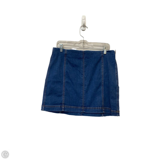 Skirt Mini & Short By Wild Fable In Blue Denim, Size: 14