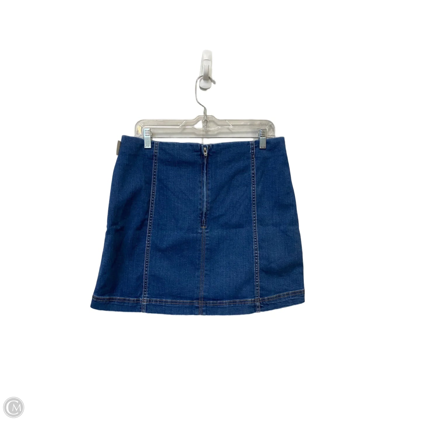 Skirt Mini & Short By Wild Fable In Blue Denim, Size: 14