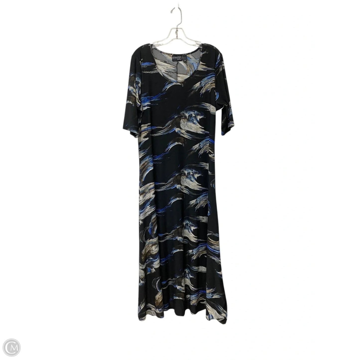 Dress Casual Maxi By Cmf In Multi-colored, Size: L