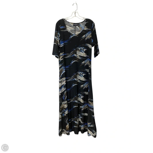 Dress Casual Maxi By Cmf In Multi-colored, Size: L