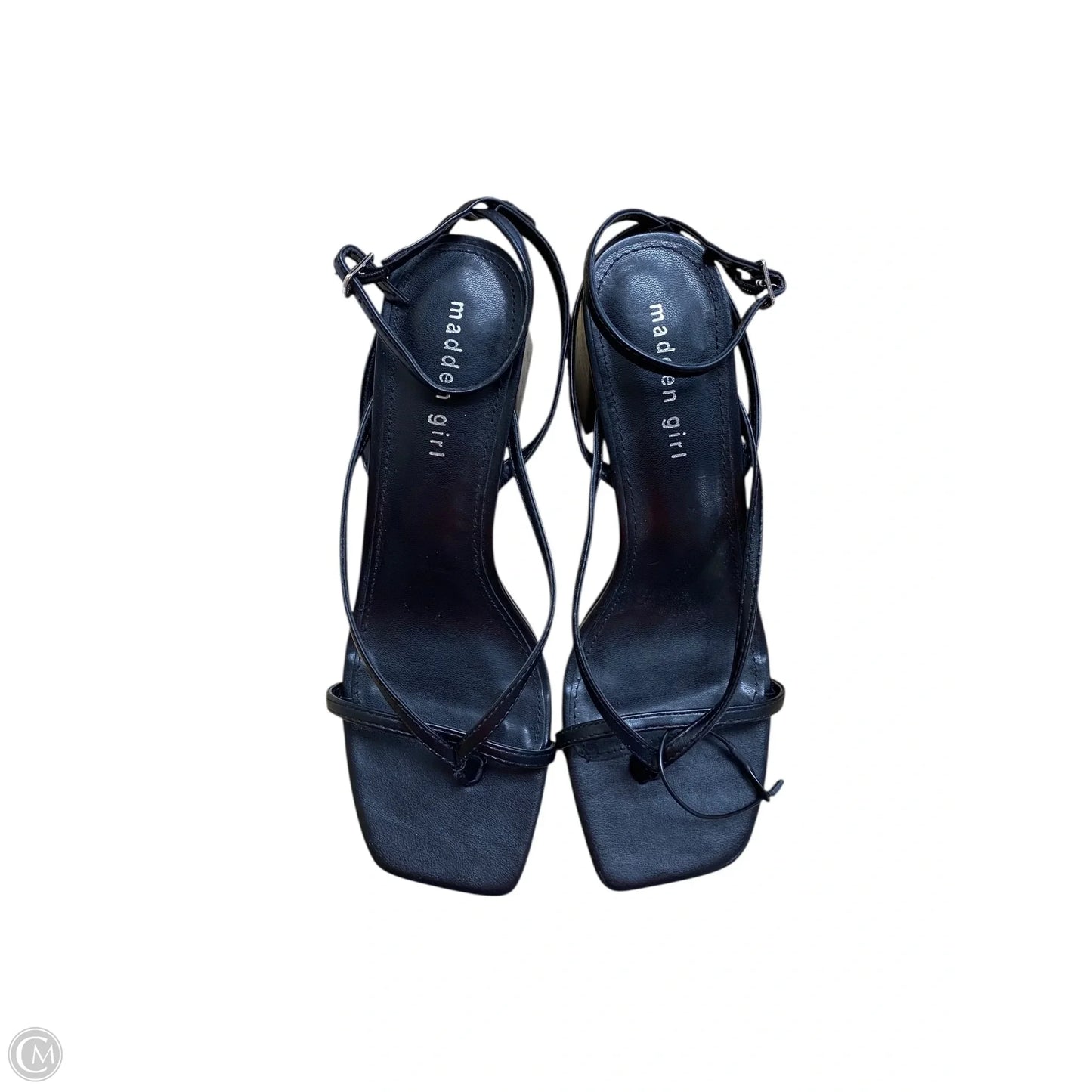 Sandals Heels Block By Madden Girl In Black, Size: 8.5