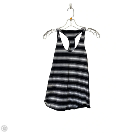 Athletic Tank Top By Lululemon In Striped Pattern, Size: S