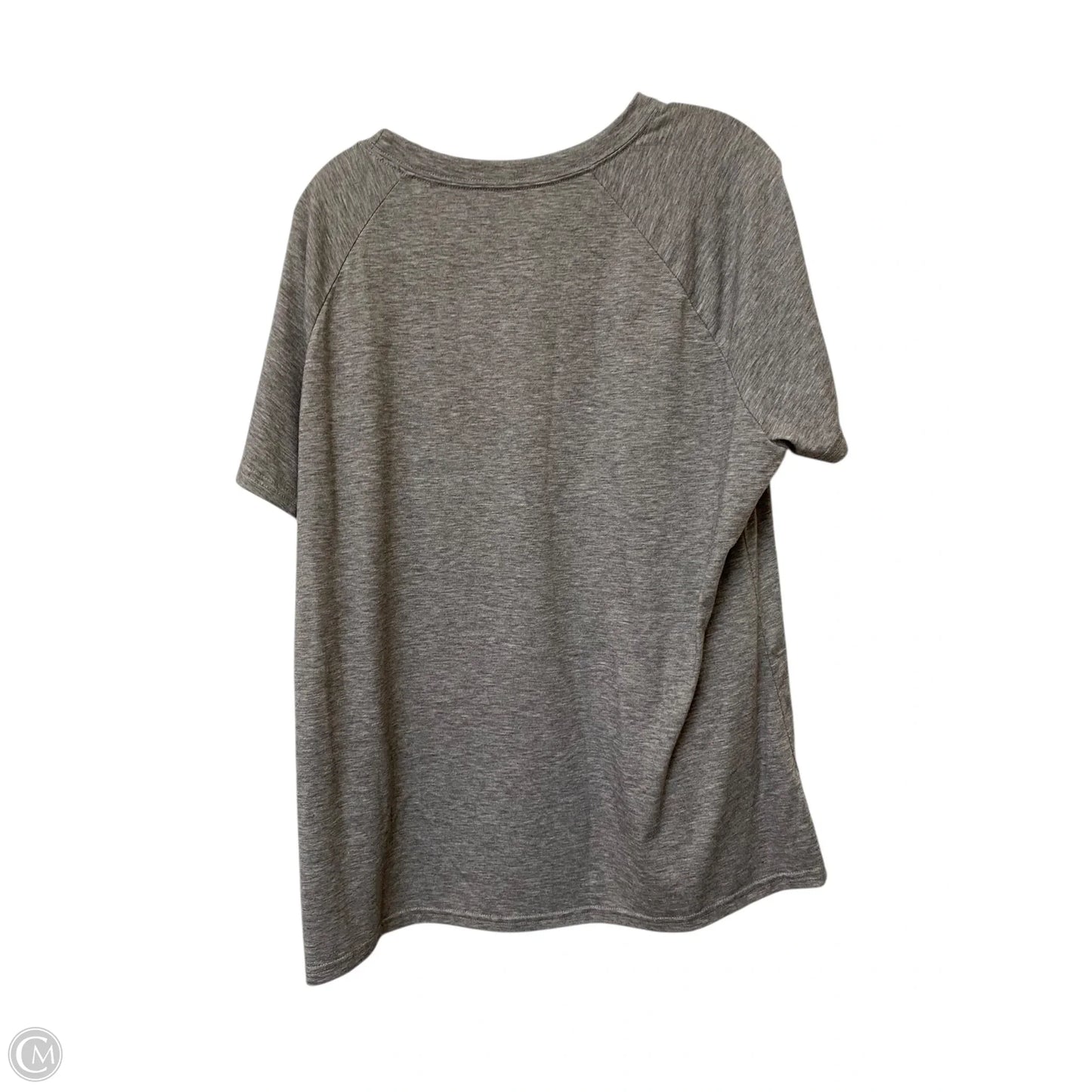 Top Short Sleeve Basic By Cmf In Grey, Size: Xxl