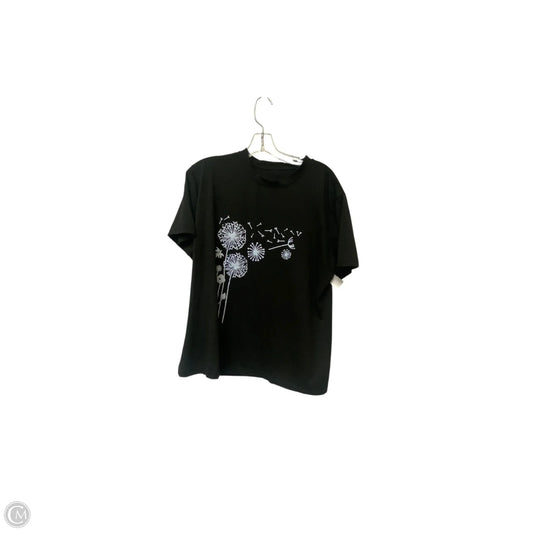 Top Short Sleeve Basic By Cmf In Black, Size: Xxl