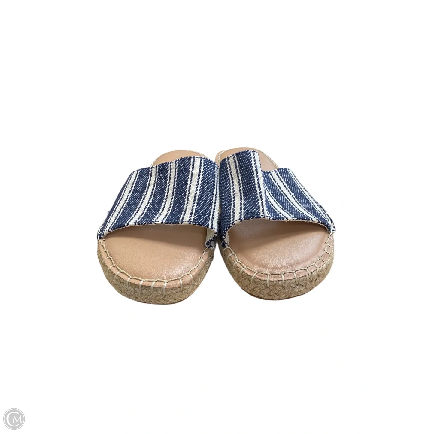 Sandals Flats By Old Navy In Striped Pattern, Size: 8