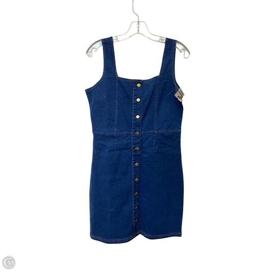 Dress Casual Short By Cme In Blue Denim, Size: S