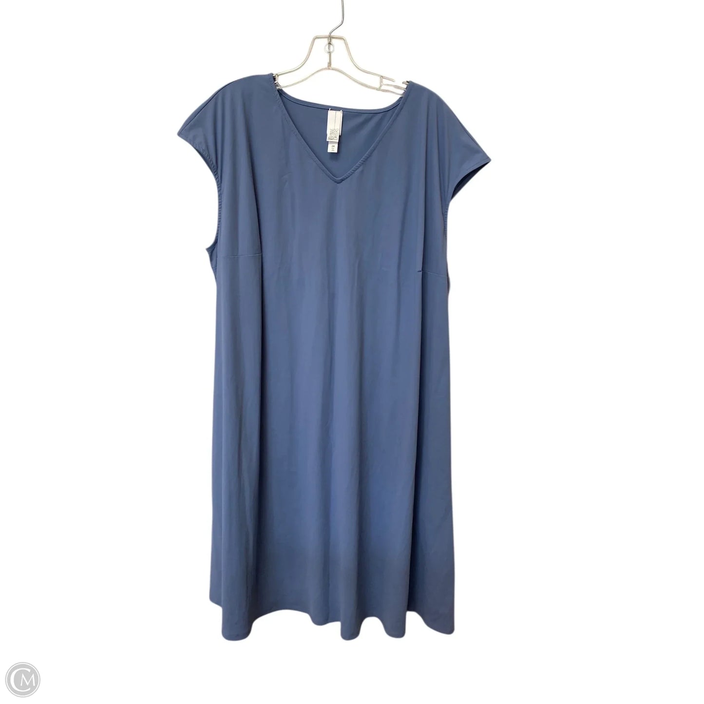 Dress Casual Short By Clothes Mentor In Blue, Size: 2x