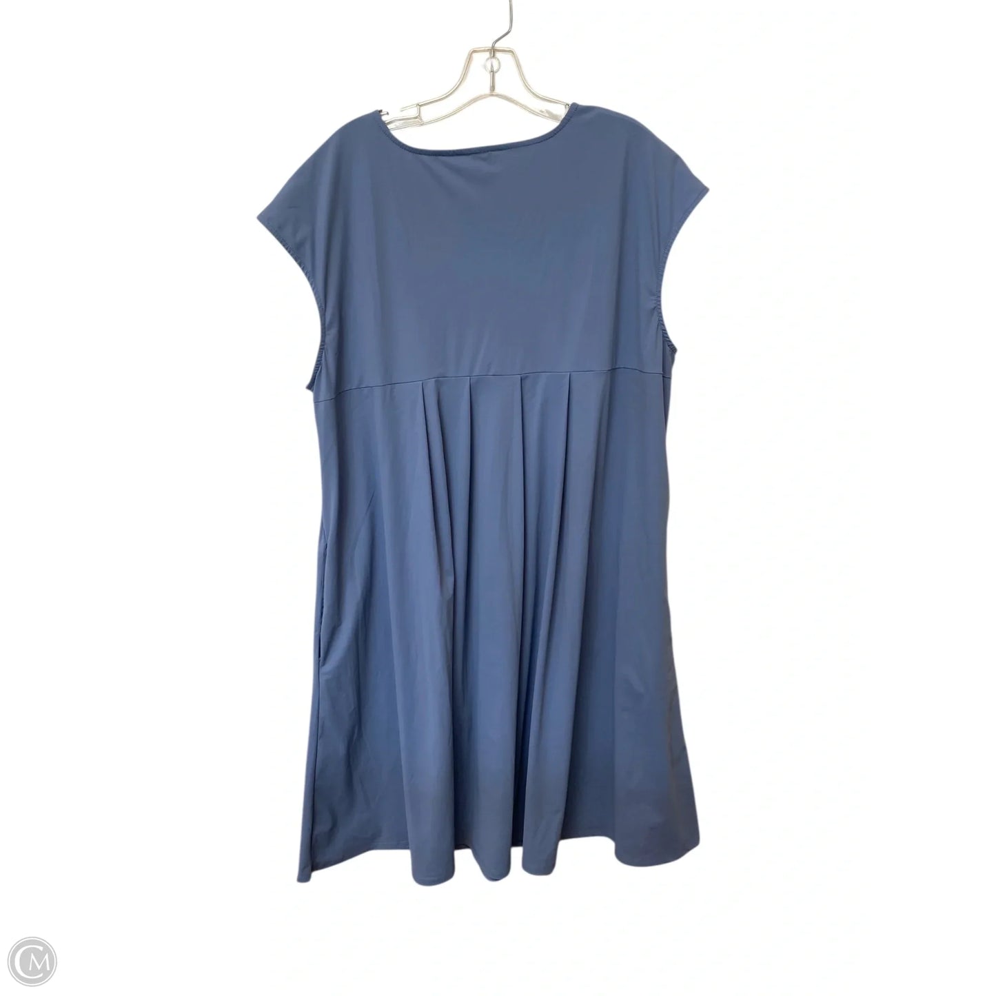 Dress Casual Short By Clothes Mentor In Blue, Size: 2x