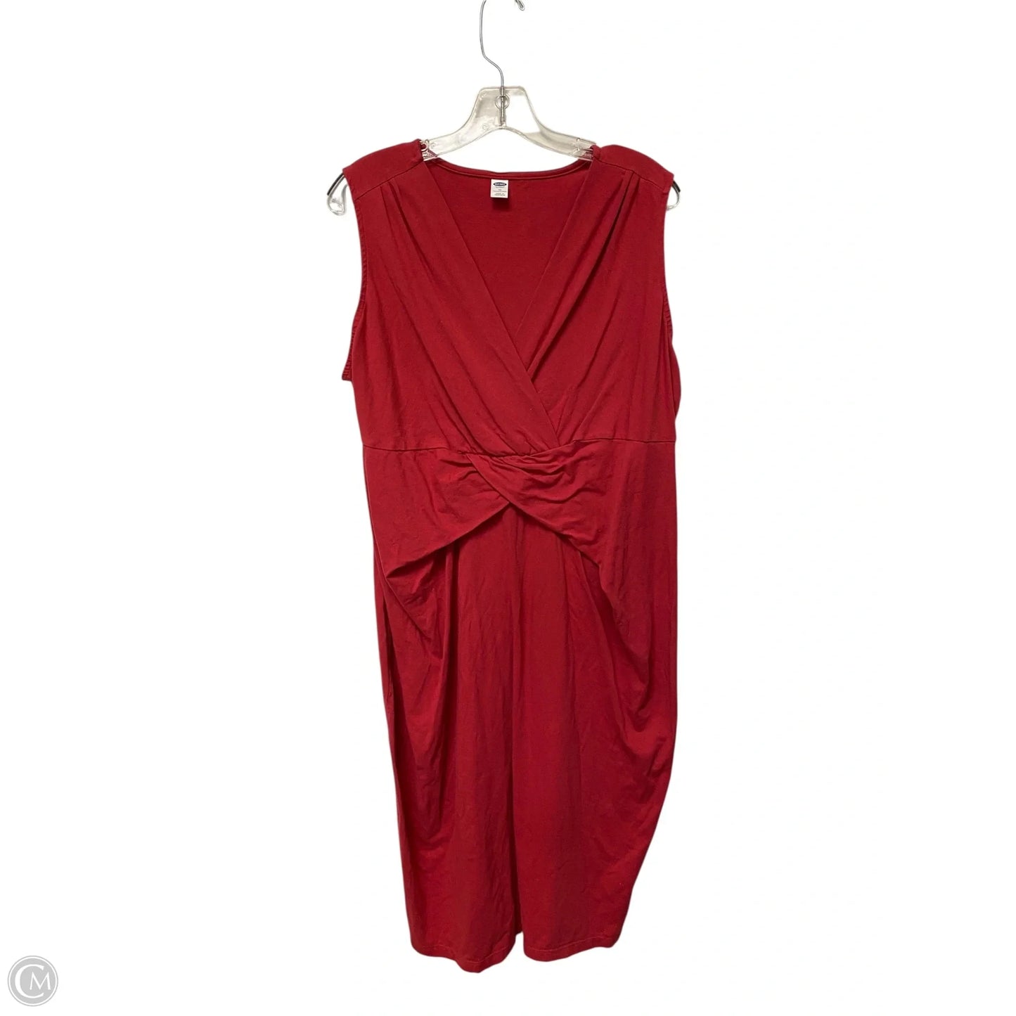 Dress Casual Short By Old Navy In Red, Size: 1x