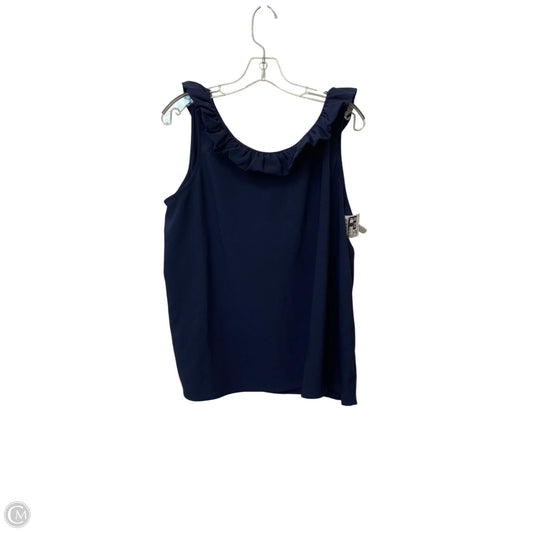 Top Sleeveless By Crown And Ivy In Navy, Size: Xl