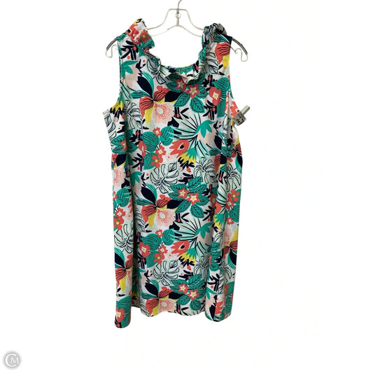 Dress Casual Short By Crown And Ivy In Floral Print, Size: L