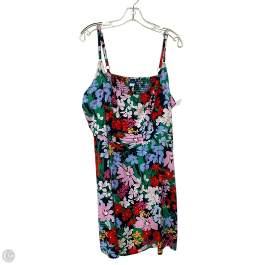 Dress Casual Short By Old Navy In Floral Print, Size: Xxl