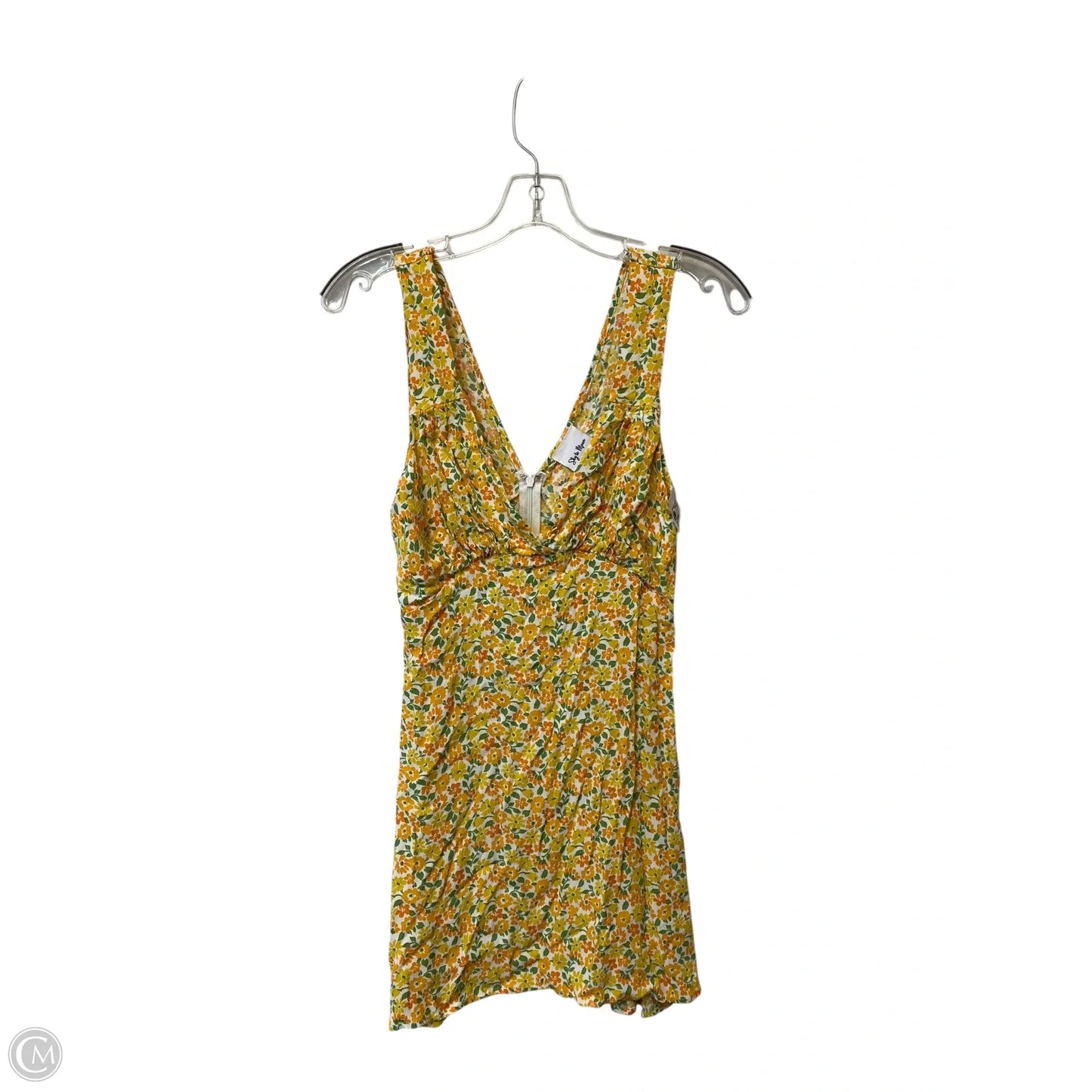 Dress Casual Short By Cme In Floral Print, Size: L