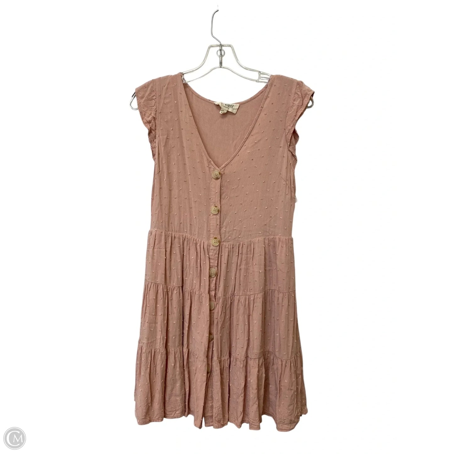 Dress Casual Short By Sweet Wanderer In Pink, Size: M