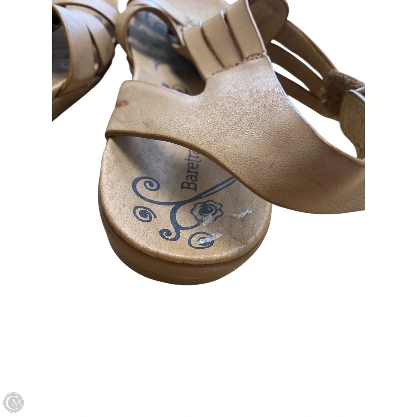 Sandals Flats By Bare Traps In Tan, Size: 6.5