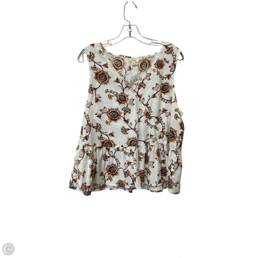 Top Sleeveless By Ana In Multi-colored, Size: Xxl