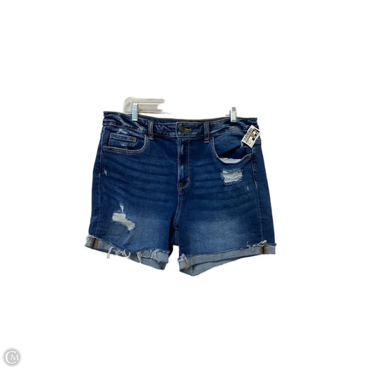 Shorts By Zenana Outfitters In Blue Denim, Size: Xl