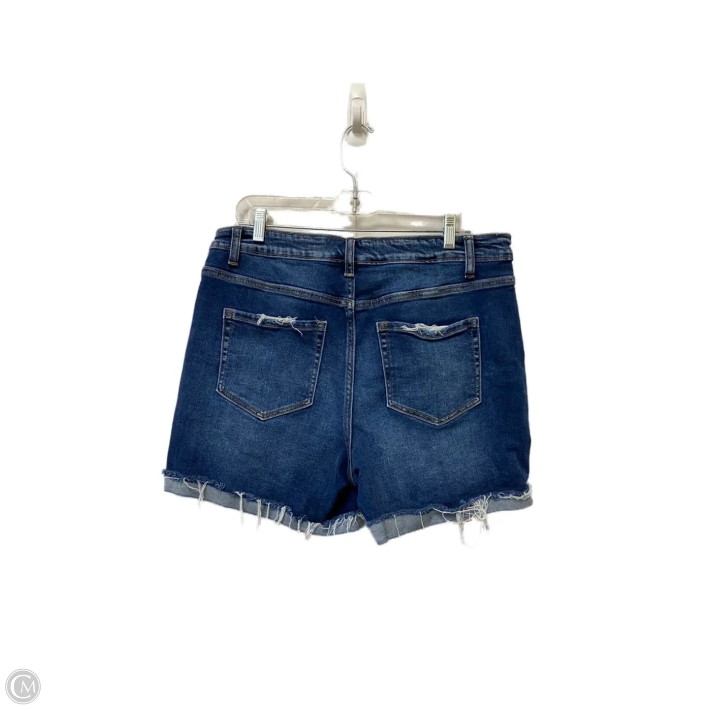Shorts By Zenana Outfitters In Blue Denim, Size: Xl