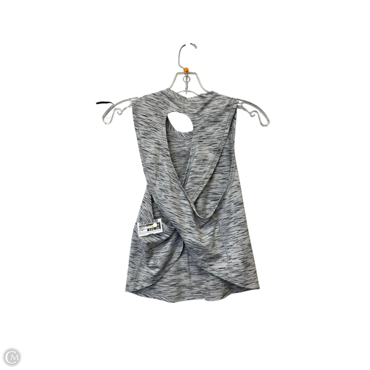 Athletic Tank Top By Lululemon In Grey, Size: S