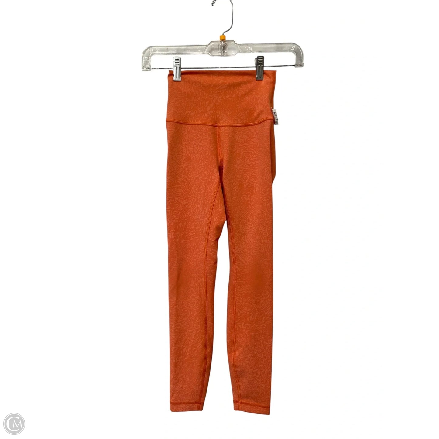 Athletic Leggings By Lululemon In Orange, Size: 0