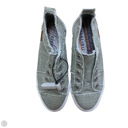Shoes Flats By Blowfish In Green, Size: 8