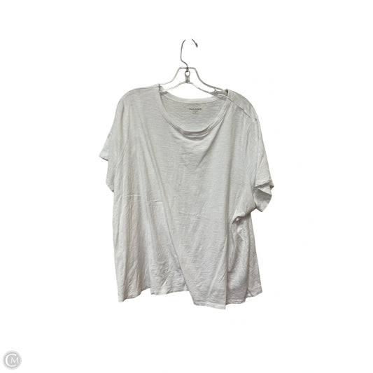 Top Short Sleeve Basic By Old Navy In White, Size: 2x