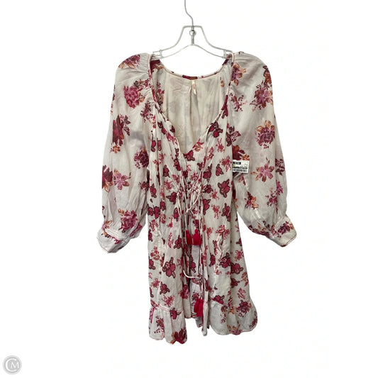 Dress Casual Short By Free People In Floral Print, Size: S