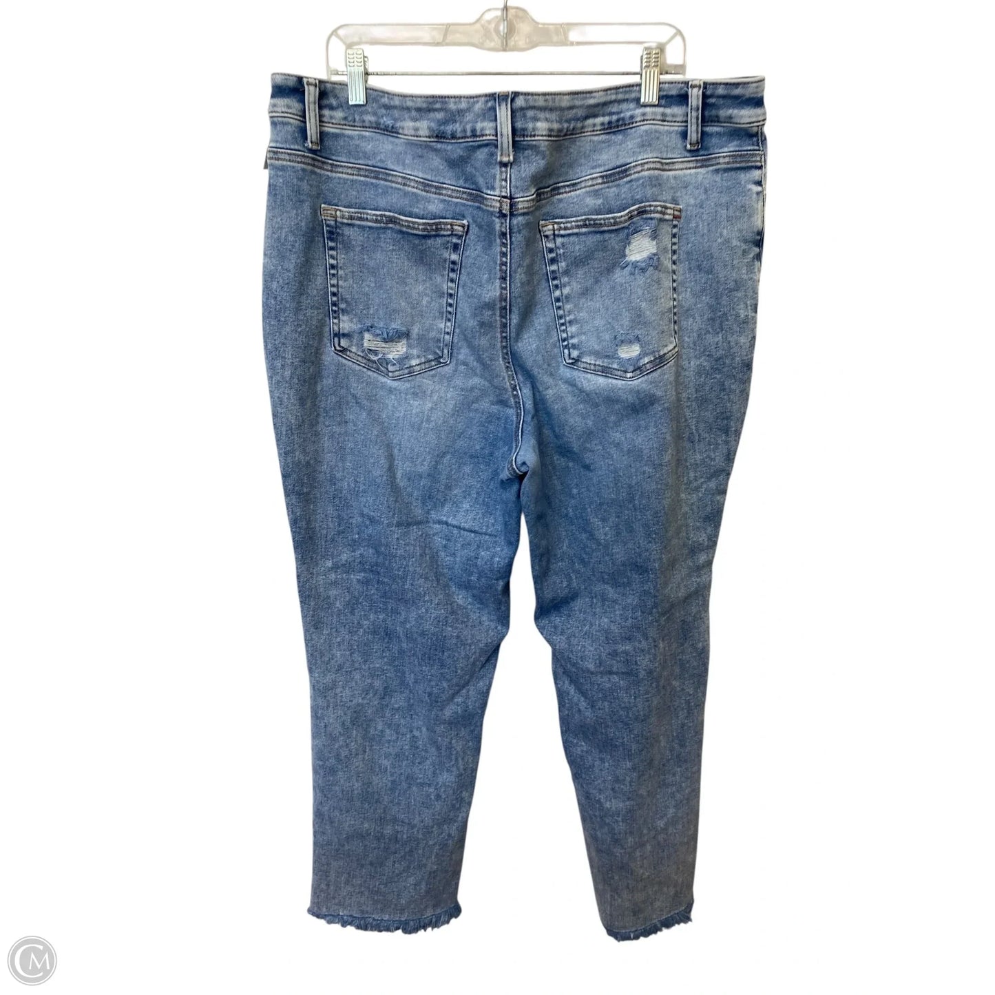 Jeans Straight By Cme In Blue Denim, Size: 22