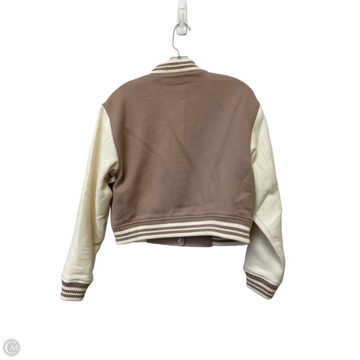 Jacket Other By Loft In Taupe, Size: Xs