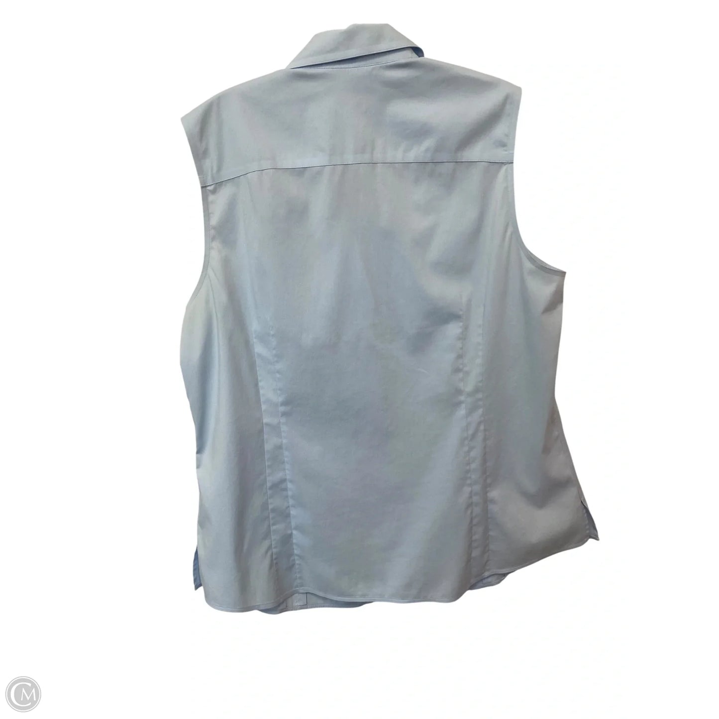 Top Sleeveless Basic By Foxcroft In Blue, Size: 16