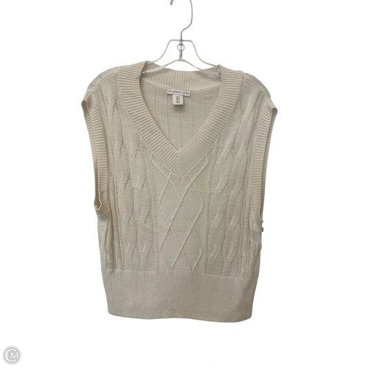 Vest Sweater By Cme In Cream, Size: M