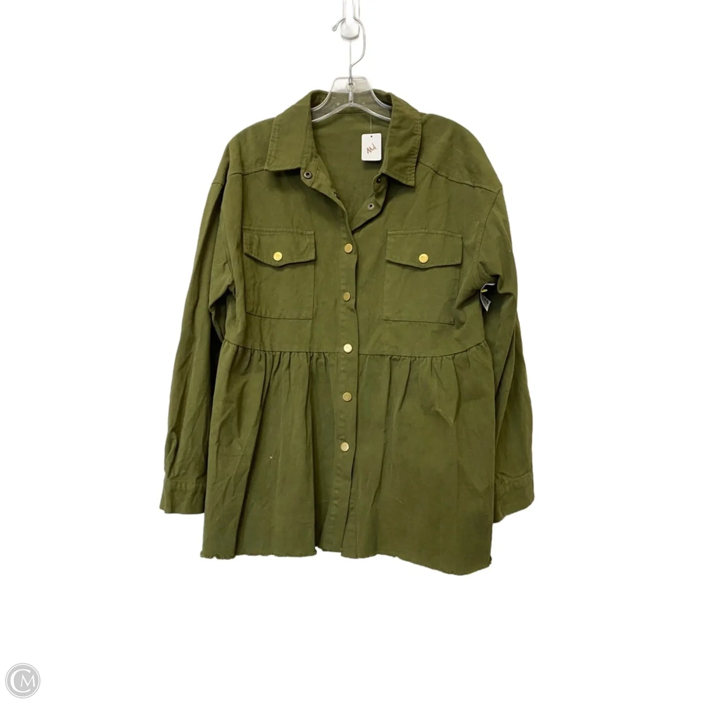 Dress Casual Midi By Clothes Mentor In Green, Size: M