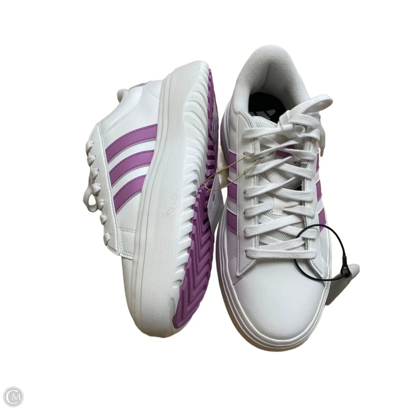 Shoes Sneakers By Adidas In Purple & White, Size: 9.5