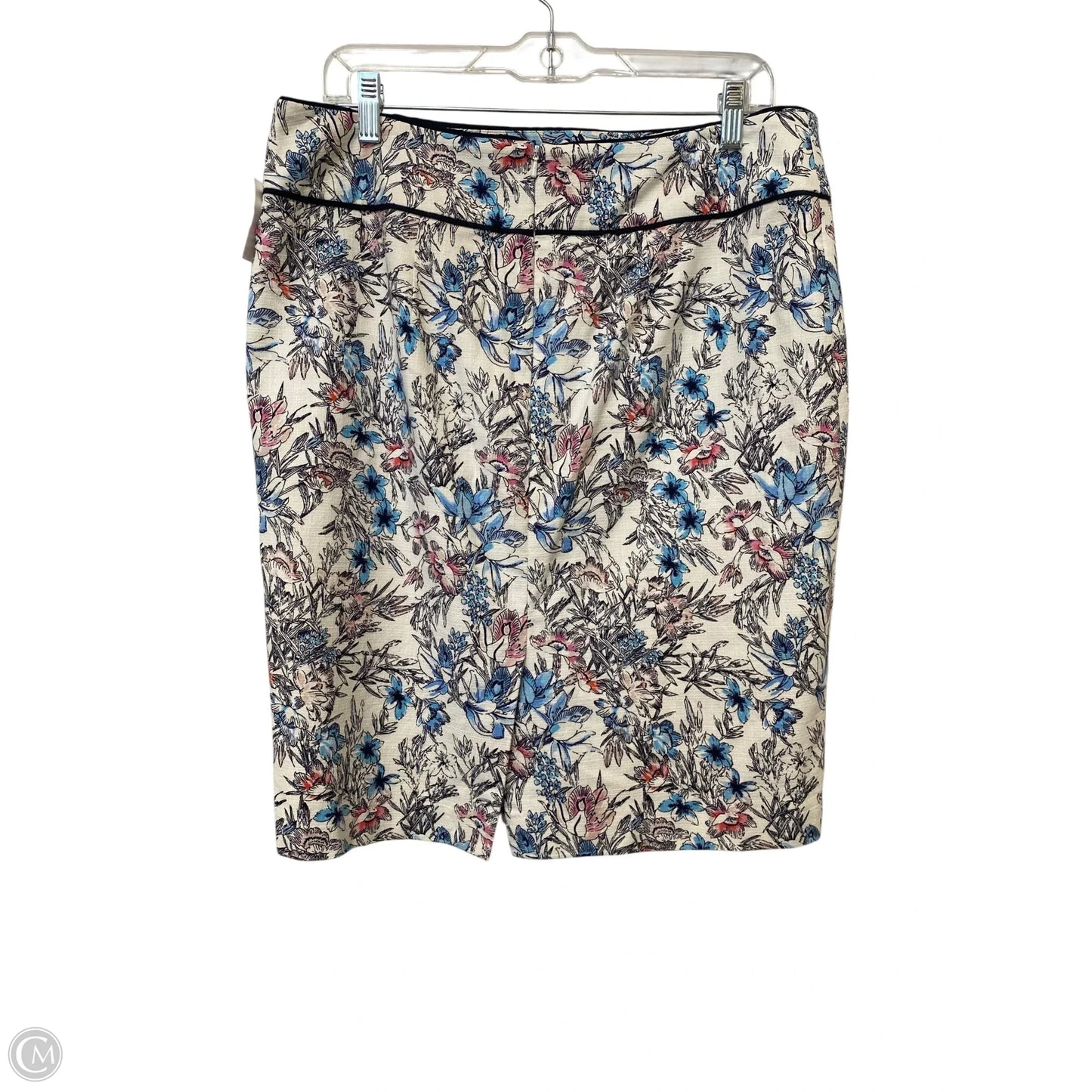 Skirt Midi By Ann Taylor In Floral Print, Size: 12