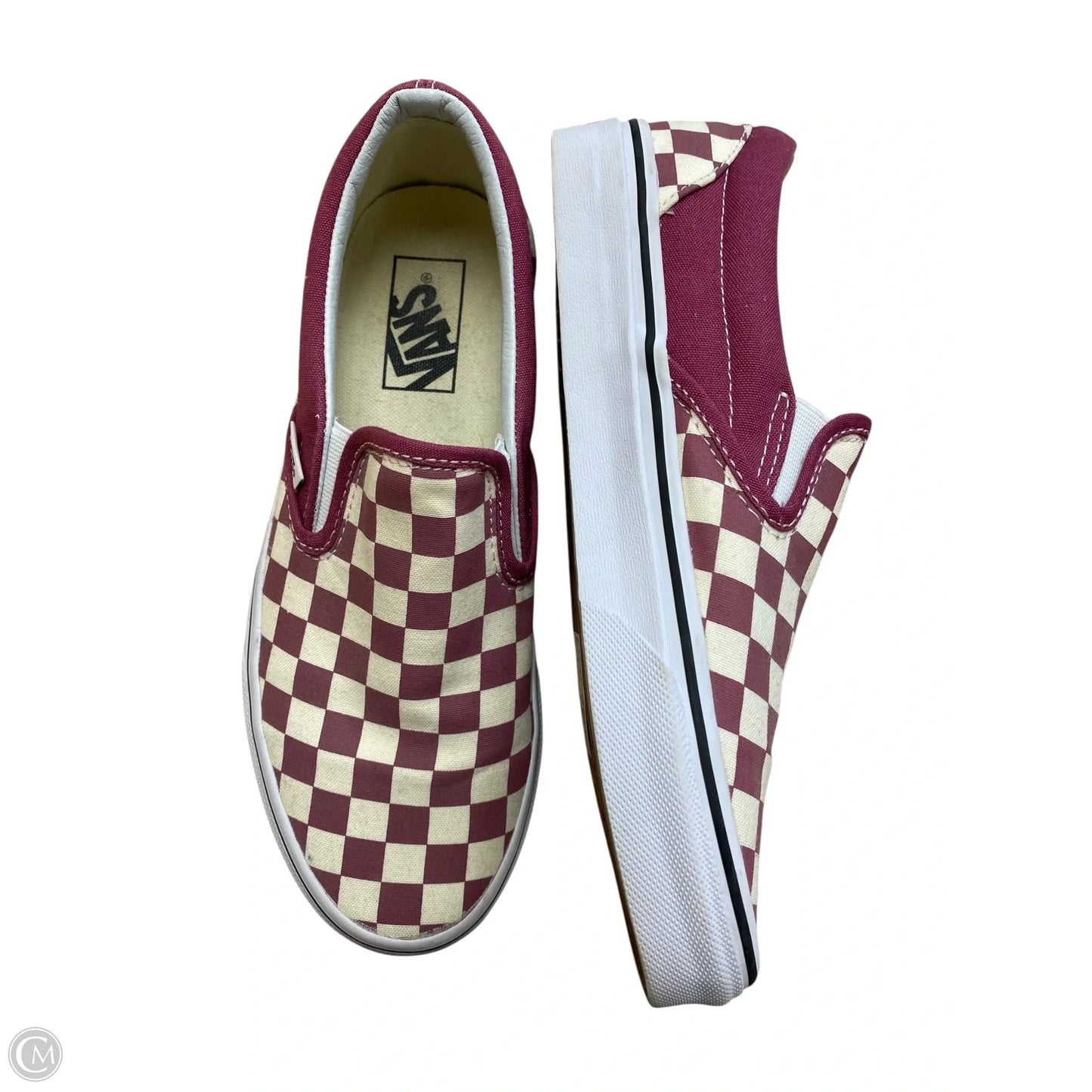 Shoes Flats By Vans In Purple, Size: 8