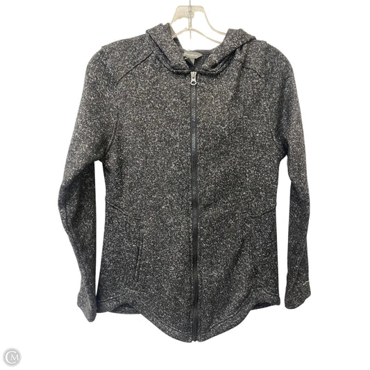 Jacket Fleece By Eddie Bauer In Black, Size: S