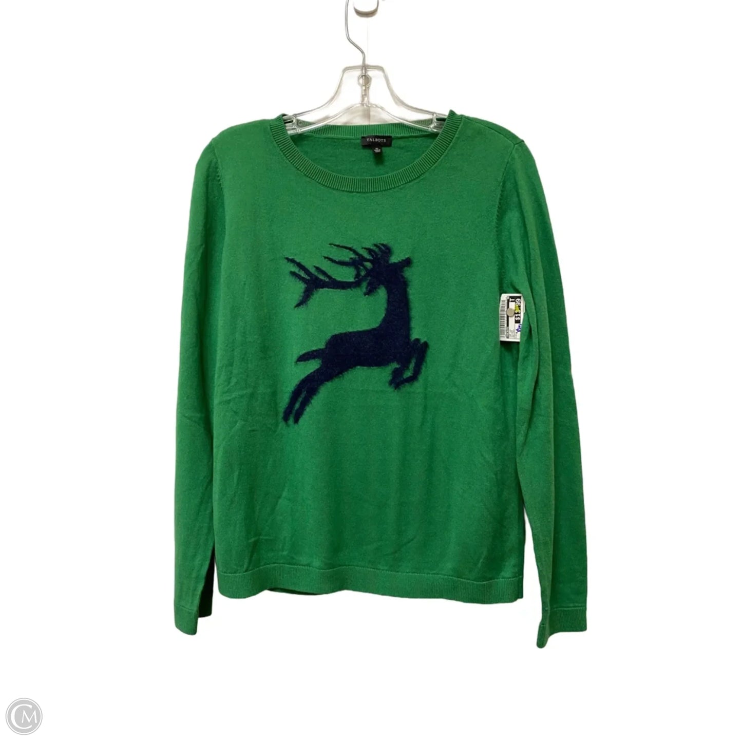 Top Long Sleeve By Talbots In Silver, Size: M