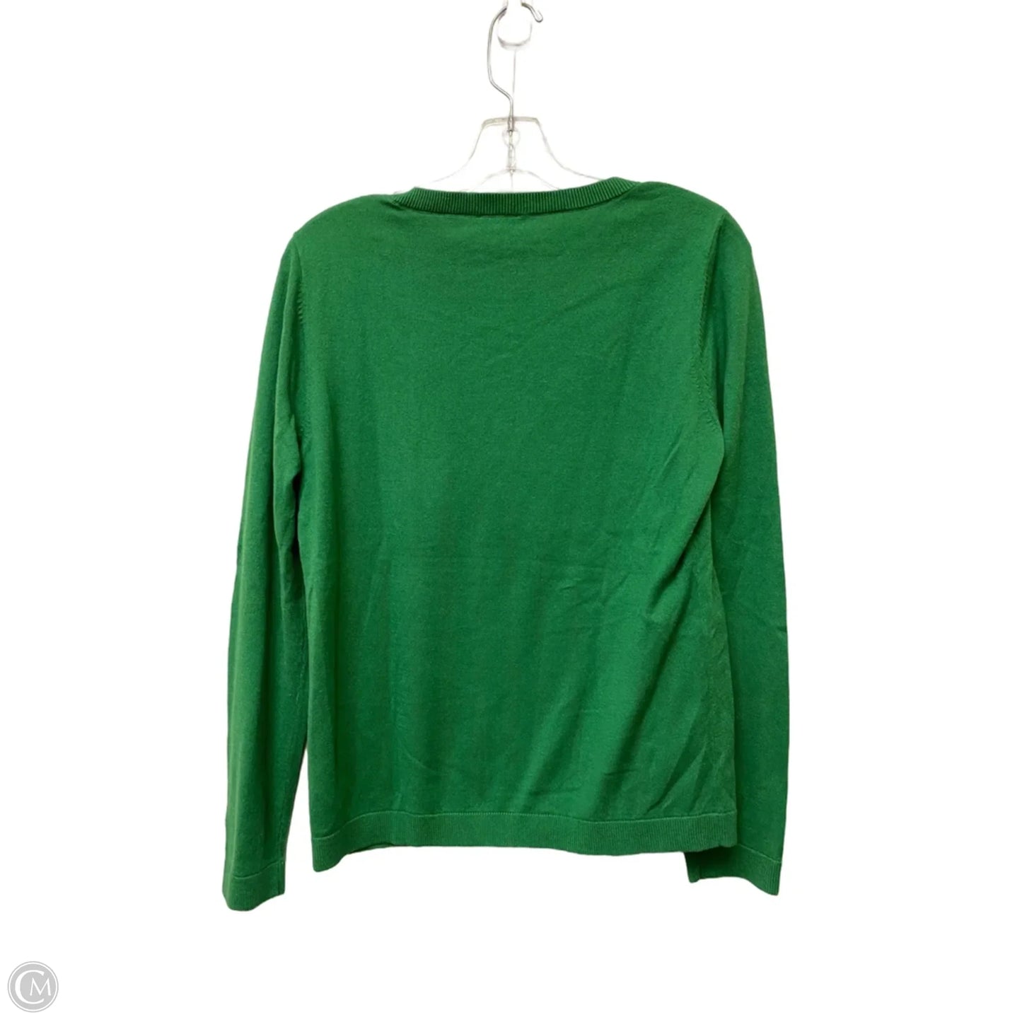 Top Long Sleeve By Talbots In Silver, Size: M