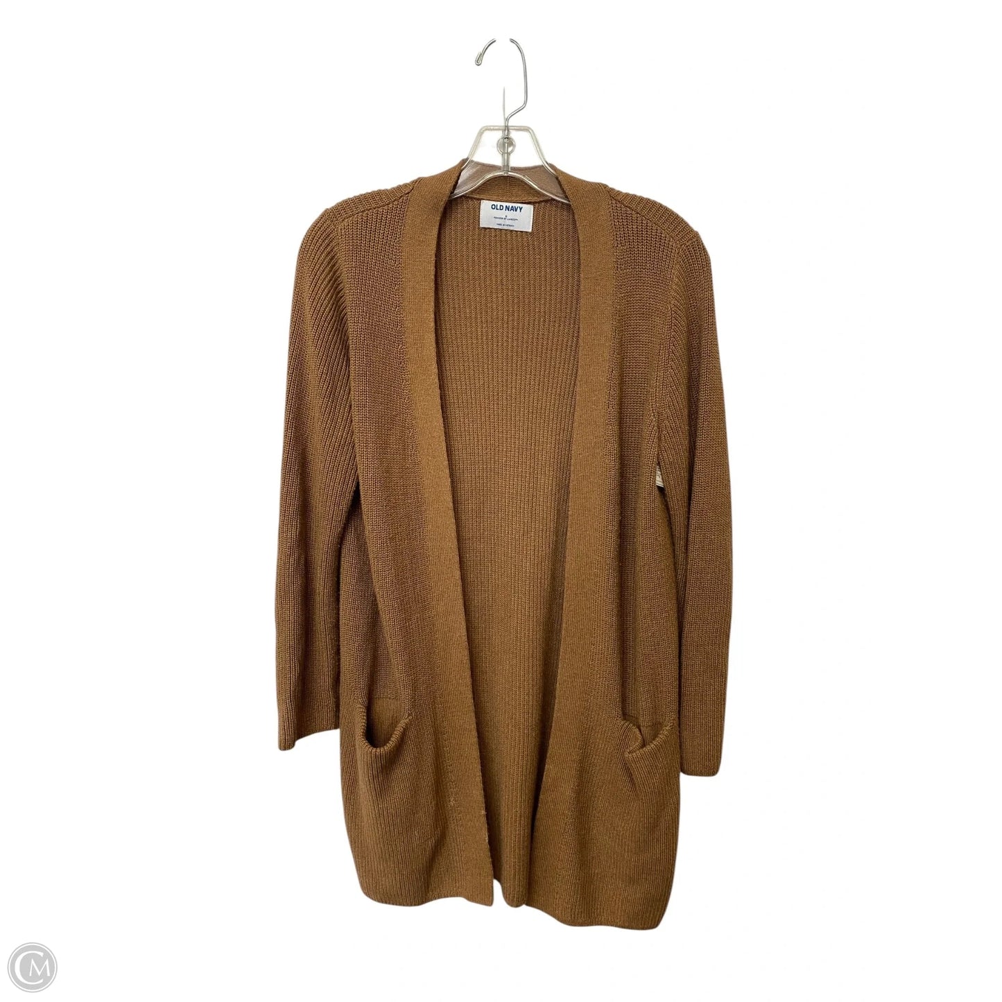 Sweater Cardigan By Old Navy In Brown, Size: S